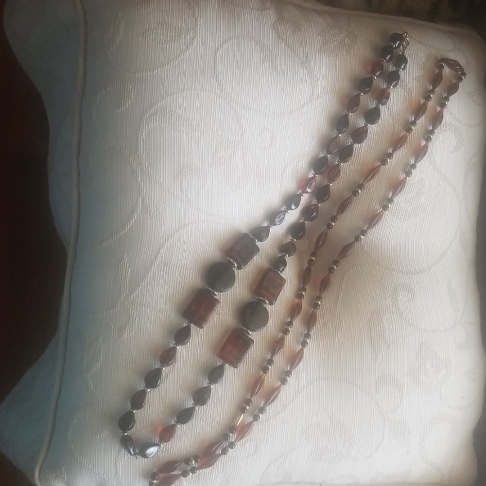 Two beaded necklaces